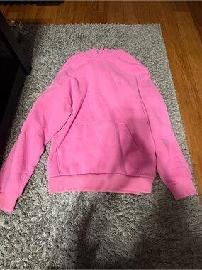 Women's Pink Crewneck Hoodie Sweatshirt